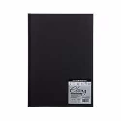 Daler-Rowney Ebony Hardback A4 Artist's Sketchbook 62 Acid-Free Pages 150 GSM