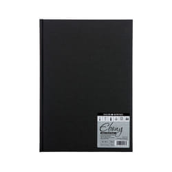 Daler-Rowney Ebony Hardback A4 Artist's Sketchbook 62 Acid-Free Pages 150 GSM