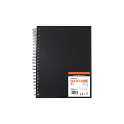 Daler Rowney Hard Back Jumbo Spiral Sketch Book A3