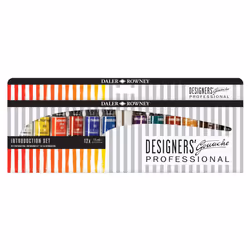 Daler-Rowney 136900001 Designers' Gouache Paint 12 x15ml Introduction Set