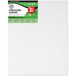 Daler Rowney Simply Stretched Canvas Pack of 3 - 40 x 50cm / 16 x 20"