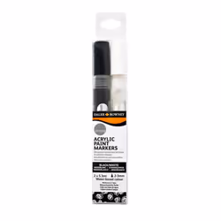 Daler Rowney Simply Acrylic Paint Markers - Black & White