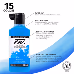 Daler-Rowney FW Acrylic Ink Bottle Antelope Brown - Versatile Acrylic