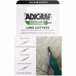 Daler-Rowney D188100001 ADIGRAF BLOCK PRINTING 4 LINO CUTTERS
