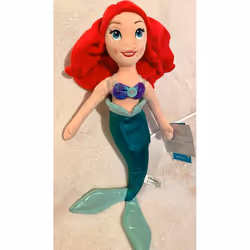 Little Mermaid Ariel soft plush doll toy with sound music New