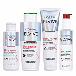 L'Oreal Paris Elvive Bond Repair Hero Set for Damaged Hair, Pre-Shampoo Treatment 200ml, Shampoo 200ml, Conditioner 150ml, Le ...
