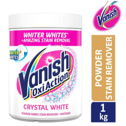 Vanish Oxi Action Powder Fabric Amazing Stain Remover Crystal White 1kg