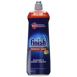 Finish Rinse Aid 100% Better Drying Dishwasher  Lemon Sparkle  800 ML