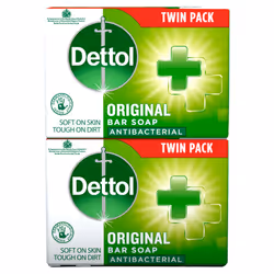 Dettol Antibacterial Soap Bar Original Twin Pack 2 x 100g.