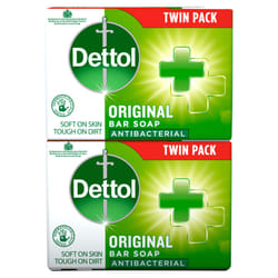 Dettol Antibacterial Soap Bar Original Twin Pack 2 x 100g.