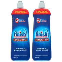 Finish Dishwasher Rinse Agent Power Actions 2 x 800ml