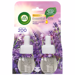 2 X Air Wick Electrical Plugin Oil Refills - Purple Lavender Meadow
