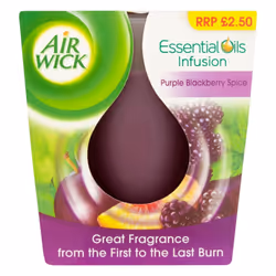 Air Wick Essential Oils Purple Blackberry Spice 105g ( Pack of 6 )