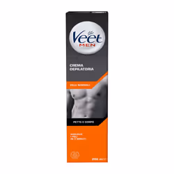 Men Hair Removal Cream, Chest & Body, Normal Skin, 200ml each, 1 Spatula, No Risk of Cuts, 24 Hour Hydration, 7 Days of Smoot ...