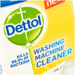 DETTOL WASHING MACHINE CLEANER LEMON BREEZE 250ML REMOVES LIMESCALE AND DIRT