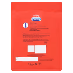 Durex Thin Feel Mega Pack of 100 Condoms Easy-On Shaped & Greater Sensitivity