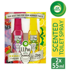 Air Wick V.I.Poo Pre-Poo Toilet Spray Air Freshener 55ml Odour Neutraliser
