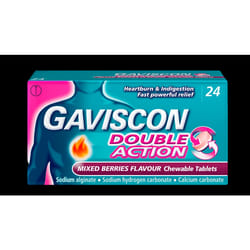 Gaviscon Double Action Tablets Mixed Berries Pack of 24