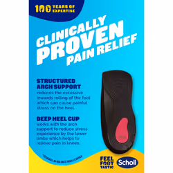 Scholl Orthotic Insole Knee to Heel Pain Relief UK Size 9-11