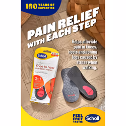 Scholl Orthotic Insole Knee to Heel Pain Relief UK Size 9-11