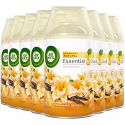 Airwick Freshmatic Max Air Freshener, Autospray Kit - Gadget & Refill, White Vanilla Bean (4 Refills X 250ml)