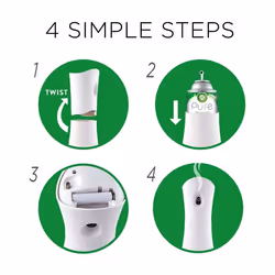 Airwick Freshmatic Max Air Freshener, Autospray Kit - Gadget & Refill, White Vanilla Bean (4 Refills X 250ml)