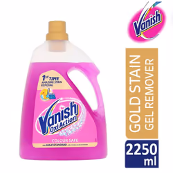 Vanish Gold Oxi Action Gel Stain Remover Fabric Clothes Colour Safe 2250ml