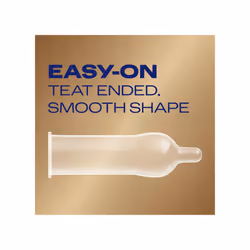 Real Feel Condoms, 12s, Regular Fit, Latex Free, Extra Silicone Lube, Easy On Shape