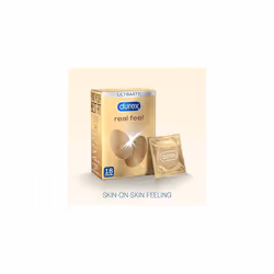 Durex Real Feel Condoms, Pack of 18 (Packaging May Vary)