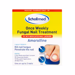 Schollmed Fungal Nail Treatment, 5% Medicated Nail Lacquer, 2.5 ml