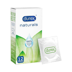 12 - 24 - 36 - 48 - 60 Durex Natural Condoms - 12