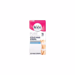 Veet Pure Bikini Cold Wax Strips (Pack of 30)
