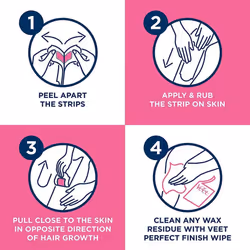 Veet - Pure Inspirations Cold Wax Strips - Body and Legs - Sensitive - 20 strips