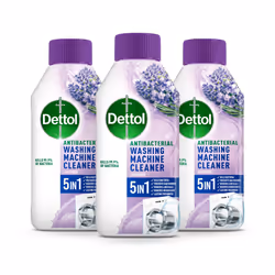 Washing Machine Cleaner, Lavender, Multipack of 3 X 250ml, Total of 750ml, Washing Machine Mould Remover, Seal Cleaner, Rubbe ...