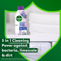 Washing Machine Cleaner, Lavender, Multipack of 3 X 250ml, Total of 750ml, Washing Machine Mould Remover, Seal Cleaner, Rubber Mould Cleaner,