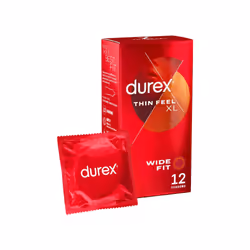 Durex Thin Feel XL Wide Fit Condoms Pack of 12