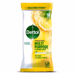 Dettol Biodegradable Multi Purpose Cleaning Wipes Citrus (Pack 50) - 3