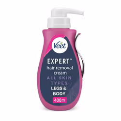 Expert Hair Removal Cream, 400ml, Depilatory Cream, Hair Removal Cream For Women, All Skin Types, Suitable For Arms, Legs, Un ...