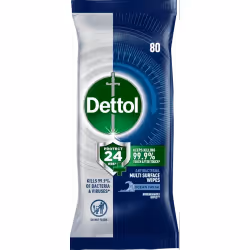 Dettol Protect 24 Multi Surface Wipes (Pack 80) - 3246241