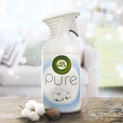Air Wick Air Freshener, Pure Air Freshener Spray, Soft Cotton, 250 ml, Pack of 6