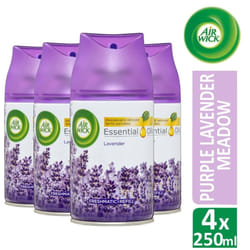 4 x Air Wick Freshmatic Max Refill Purple Lavender Meadow 250ml Automatic Spray