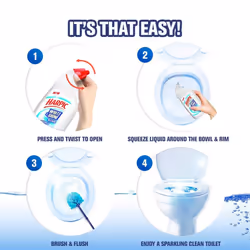 White & Shine Toilet Bleach Gel, Original Scent, Pack 12 x 750 ml, Kills 99.9% of Bacteria, Toilet Cleaner
