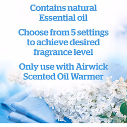 Air Wick Air Freshener, Electrical Plug-In, Crisp Linen and Lilac, Refill 19 ml x 2 (Pack of 5)