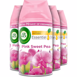 4 x Air Wick Freshmatic Automatic Spray Refill 250ml - Pink Sweet Pea