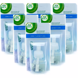 6 X Air Wick Electrical Plug In Oil Refills - Linen