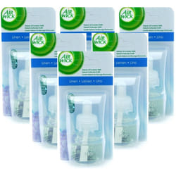6 X Air Wick Electrical Plug In Oil Refills - Linen