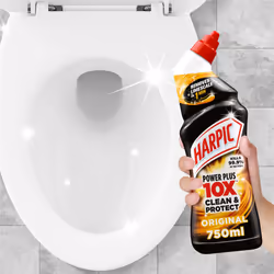 Powerplus Toilet Cleaning Gel, Original Scent, Pack 12 x 750 ml, Removes Limescale, Kills 99.9% of Bacteria, Powerful Deep Clean Toilet Cleaner,