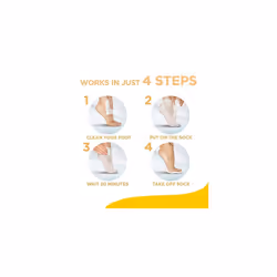Foot Mask Socks for Dry Skin enriched with Triple blend oil 6 pairs of footmasks