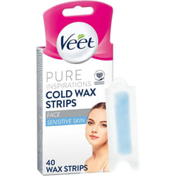 Veet - Pure Inspirations Cold Wax Strips - Face - 40 strips