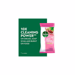 Antibacterial Surface Cleaning Wipes, Pomegranate, Total 400 Wipes (8 Packs X 50), Anti Bac Wipes, Multi Purpose Wipes, Kills 99.9 Percent of Germs,